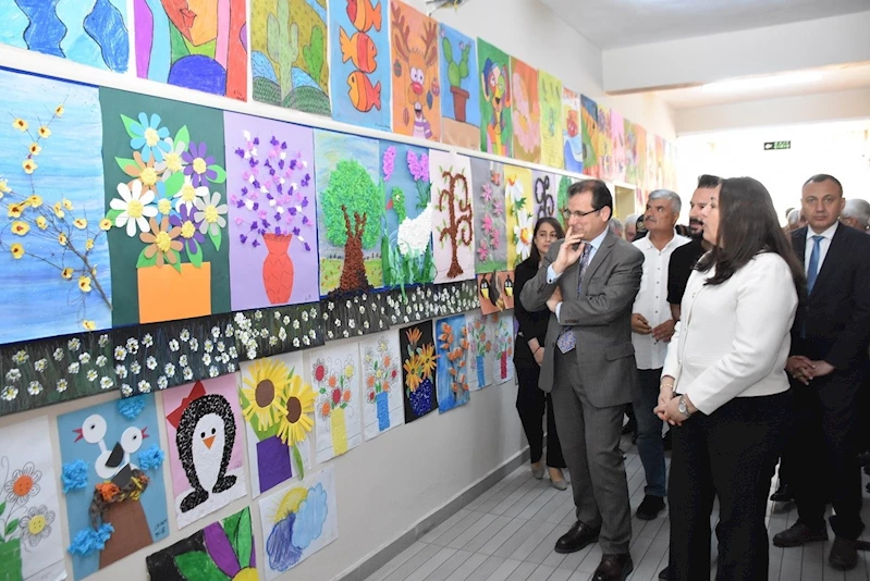 Salihli’de özel öğrencilerden özel sergi

