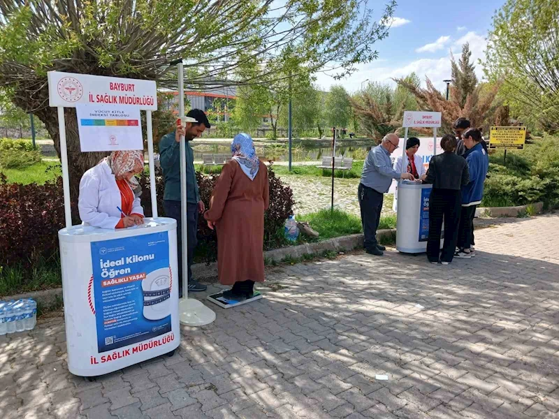 Bayburt’ta obezite ile mücadele başladı
