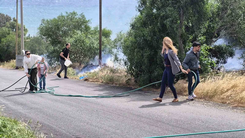 5 hektar alan zarar gördü
