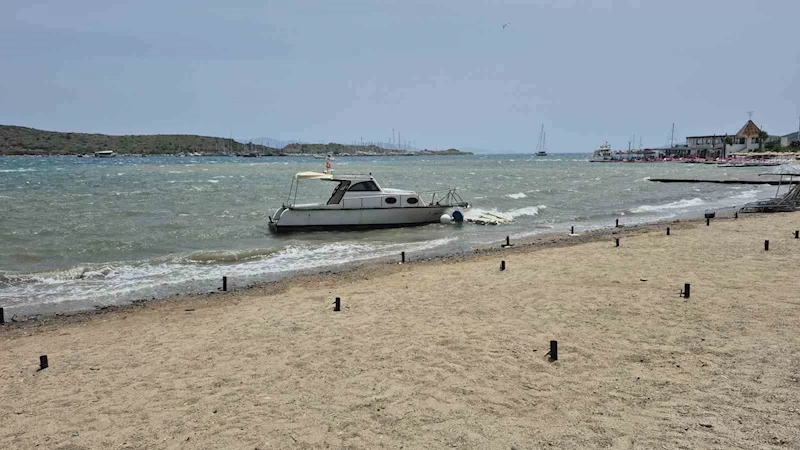 Bodrum’u fırtına vurdu
