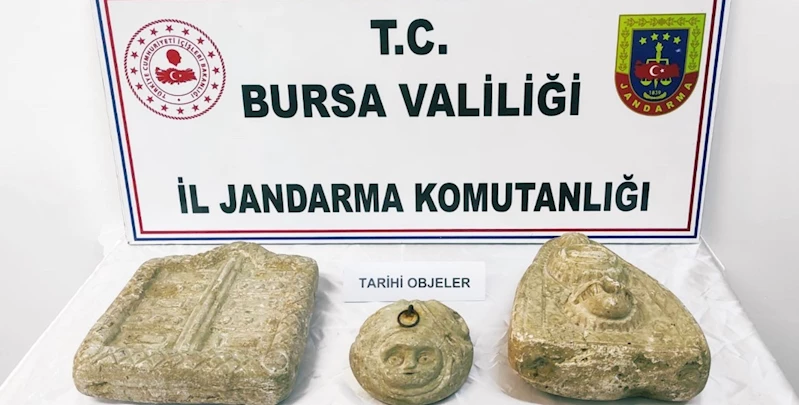 Jandarmadan tarihi eser operasyonu: 2 gözaltı
