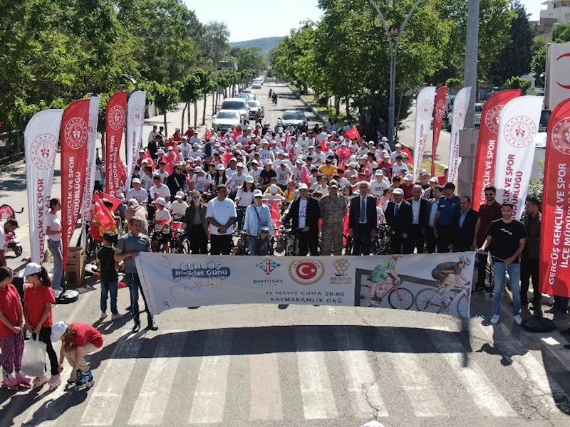 Gercüş’te bisiklet turu etkinliği
