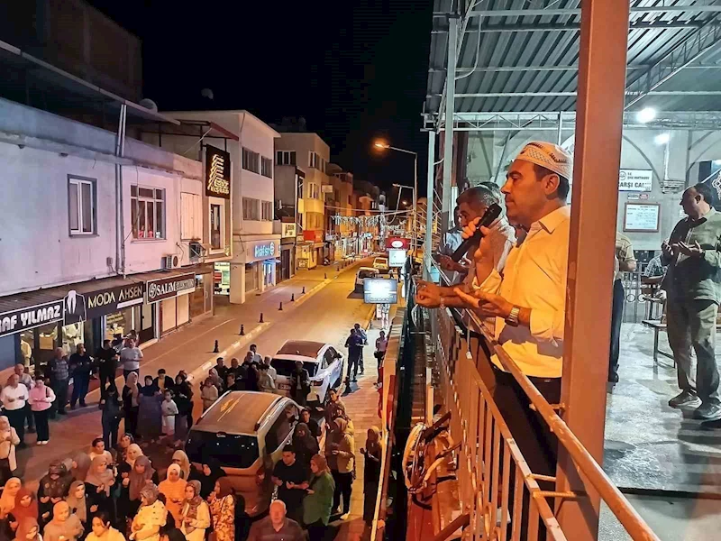 Çine’de hac yolcuları dualarla uğurlandı
