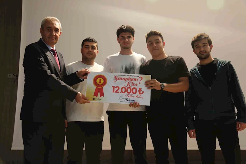 Battalgazi’de ‘’Şampiyon Kim?’’ yarışmasının birincisi belli oldu
