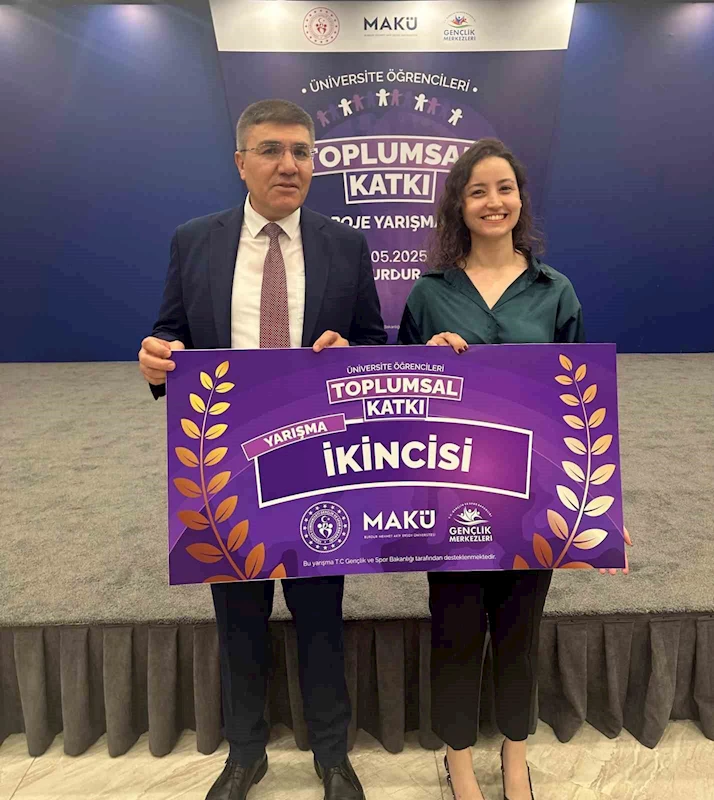 BEUN Lisansüstü Öğrencisi Merve Özçelik’in Yüksek Lisans Tezine ikincilik ödülü
