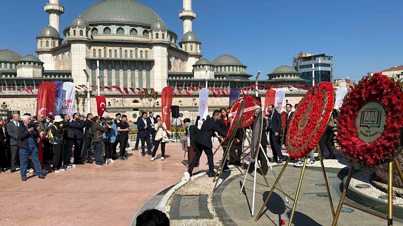 Taksim Meydanı’nda 19 Mayıs töreni
