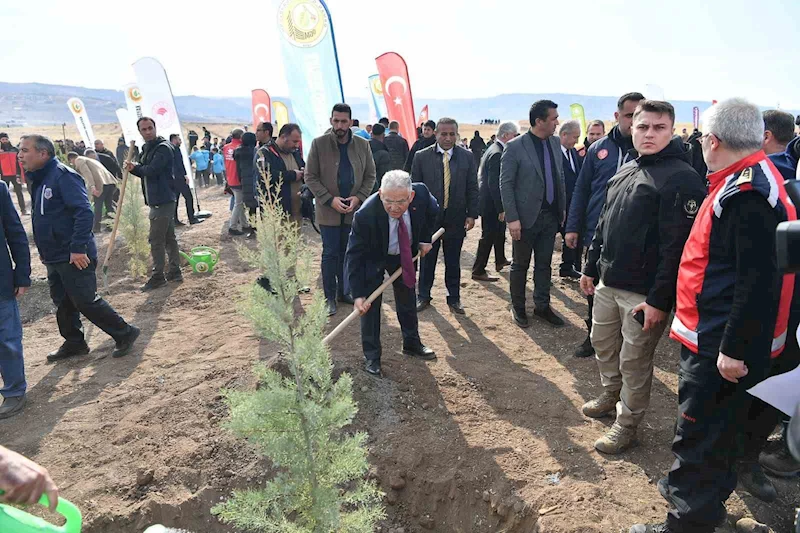 Büyükşehirden 6 yılda 750 bin fidan ile Kayseri’ye ’yeşil’ katkı
