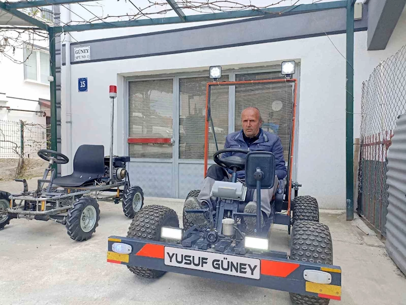 Ankaralı usta kendi imkanlarıyla go-kart yaptı, seri üretime geçti
