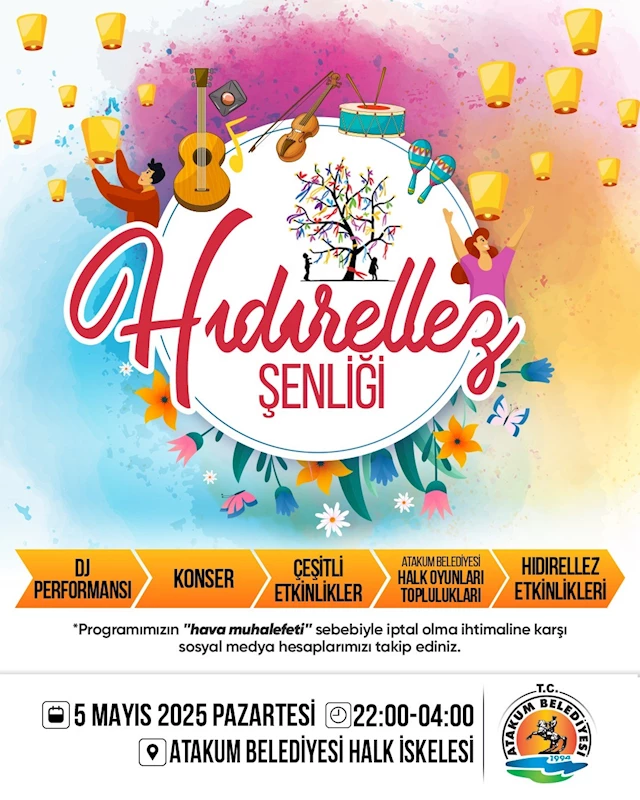 Atakum’da Hıdırellez’e özel kutlama programı
