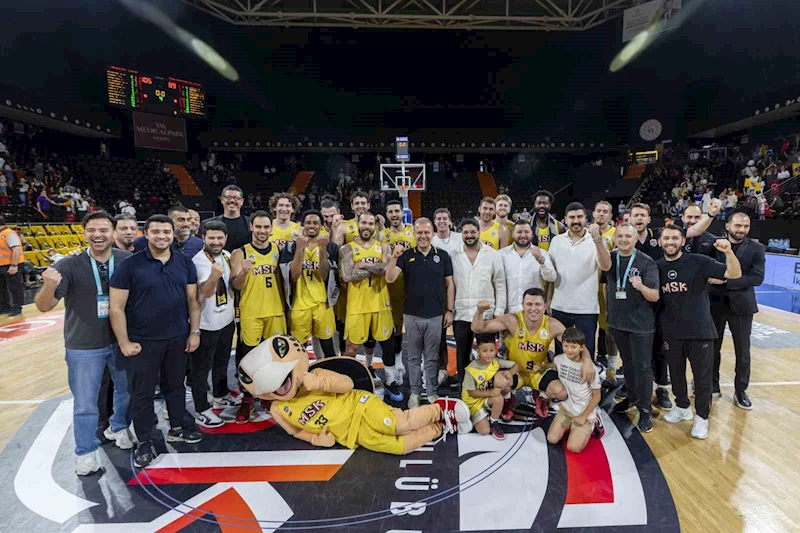 MSK Erkek Basketbol Takımı, tarihinde ilk kez Avrupa’da
