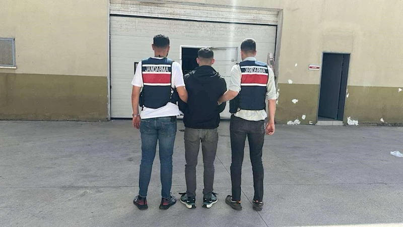 Hırsızlık ve yaralama suçundan aranan hükümlüyü jandarma yakaladı
