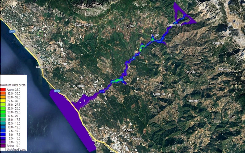 Alanya ve çevresindeki derelerde taşkın riskleri ölçüldü
