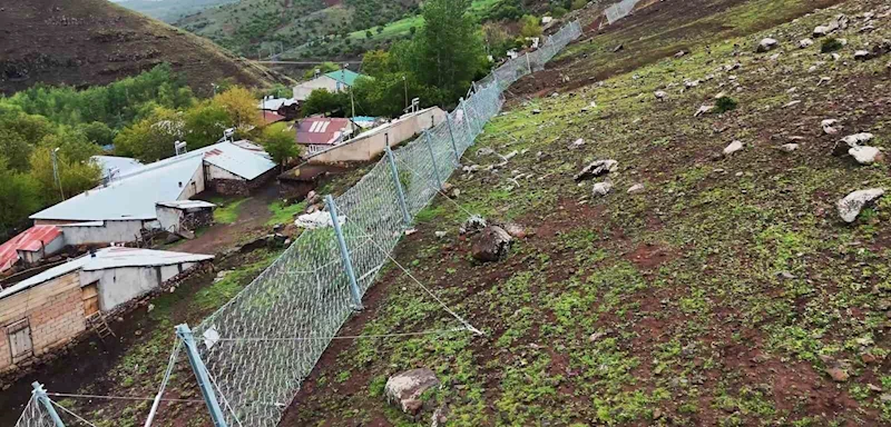 Bingöl’de kaya tehlikesine karşı önlem
