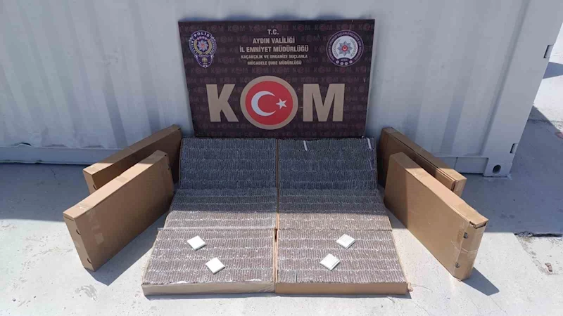 Aydın’da 51 bin adet doldurulmuş makaron ele geçirildi
