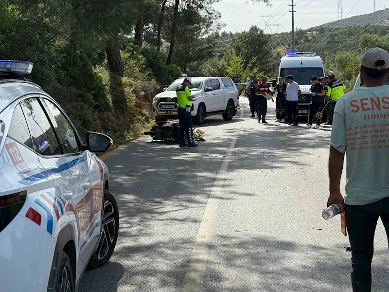 Bodrum’da feci kaza: 1 ölü, 1 yaralı
