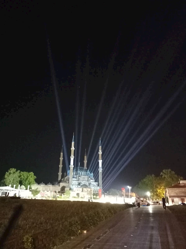 Selimiye Camii’nde 3D mapping gösterisi izleyicilere sunulacak
