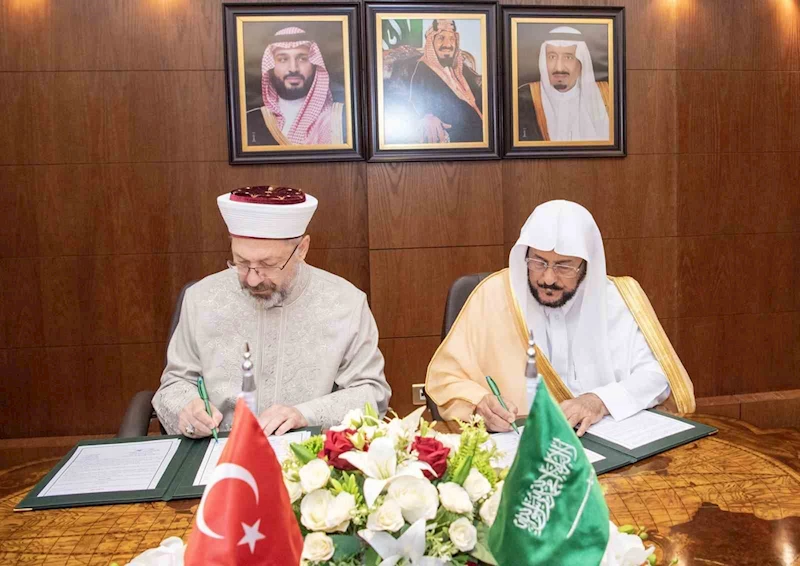 Suudi Arabistan ile ‘İslami İşler Alanında İşbirliği Mutabakat Zaptı’ imzalandı
