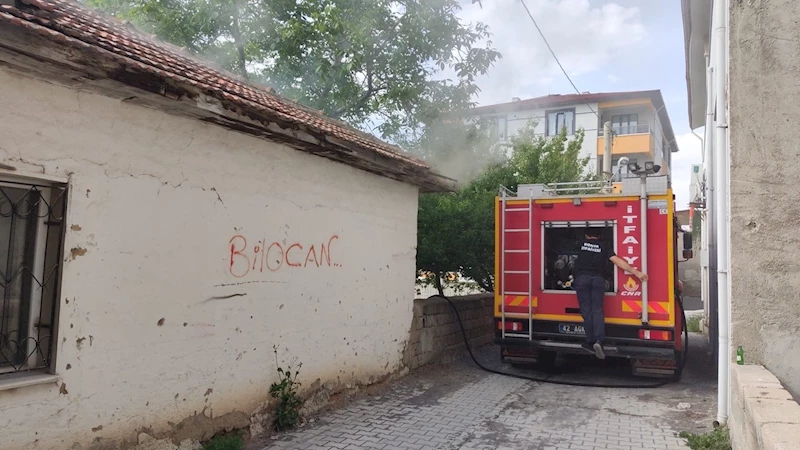 Kulu’da müstakil evde yangın
