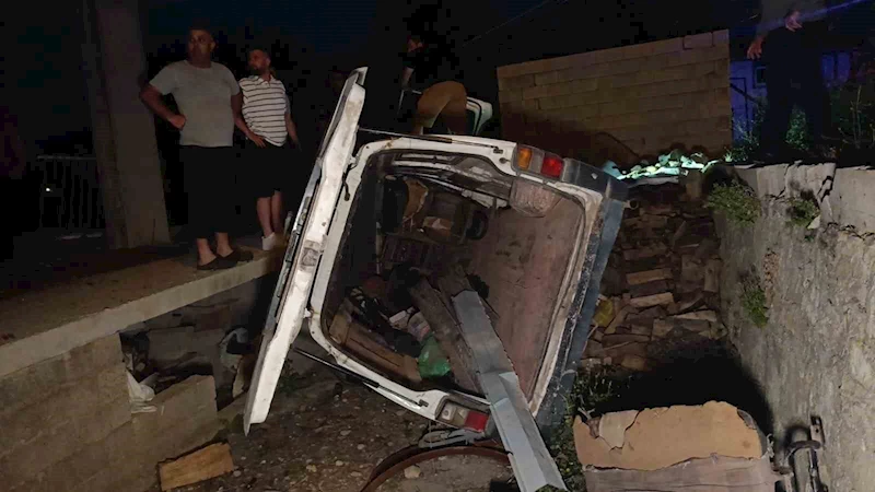 ‘Balık avlayacağım’ deyip patronundan aldığı araçla evin avlusuna uçtu
