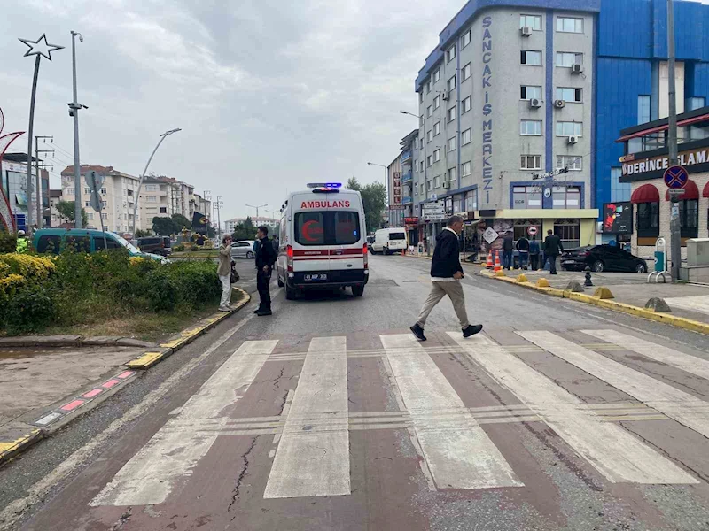Otomobilin çarpığı yaya yaralandı
