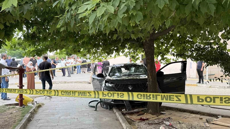 Hastane bahçesinde fren yerine gaza basıldı: 1 ölü, 1 yaralı
