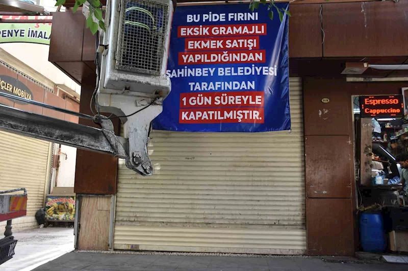 Şahinbey zabıta ekiplerinden fırınlara denetim
