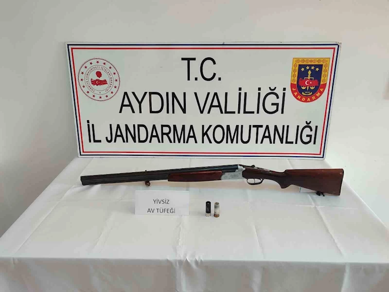 Karpuzlu’da ruhsatsız tüfek ele geçirildi
