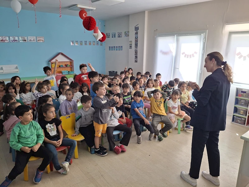 Anaokulu öğrencilerine sıfır atık eğitimi
