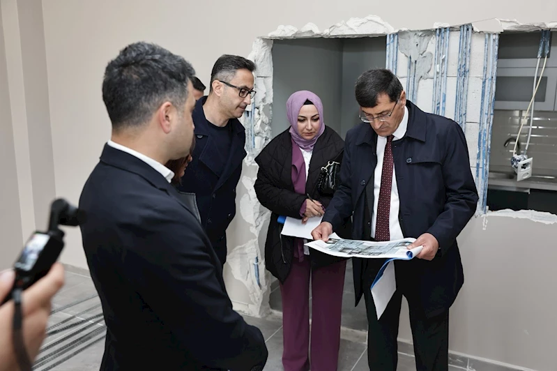 Yaşlı ve Engelli Sağlıklı Yaşam Merkezi’ne inceleme
