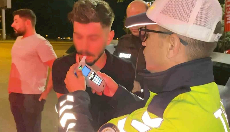Yasal sınırın 5 katı üzerinde alkollü yakalandı, 