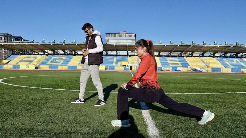 Ağrı’nın atletizm yıldızları olimpiyat hedefi için ter döküyor
