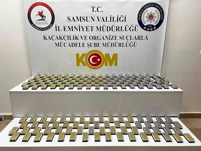 Av bayiinde 8 bin 500 adet kayıt dışı tabanca fişeği ele geçirildi
