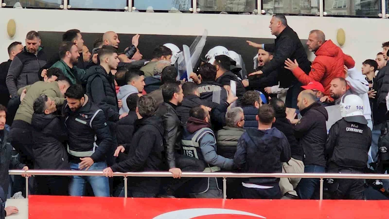 Play-Off maçında polise mukavemette bulunan 3 şüpheliye adli işlem, 27 kişiye seyirden men cezası
