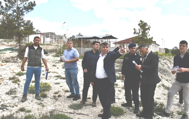 Emet’te hayvan barınağı yapım çalışmaları
