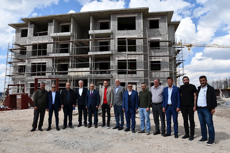 Kulu’da toplu konut inşaatları ve OSB’de inceleme yapıldı
