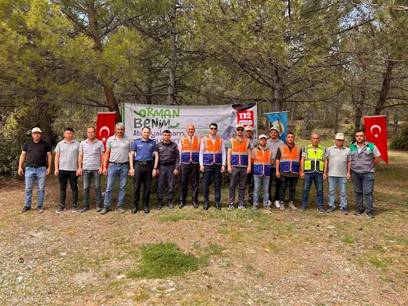 Hisarcık’ta orman yangınlarına karşı 