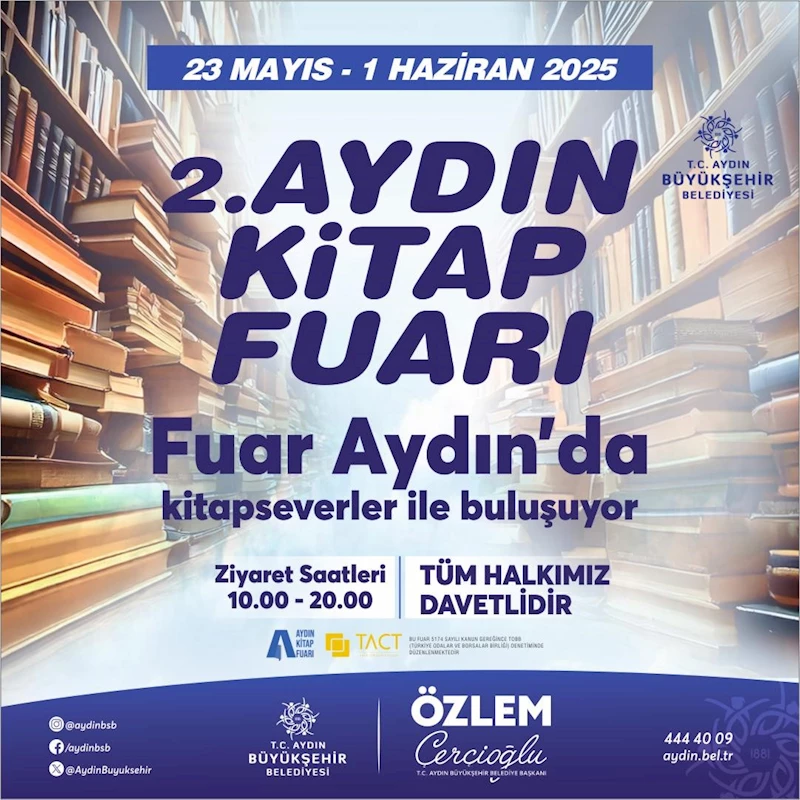 Başkan Çerçioğlu’ndan Aydın Kitap Fuarı’na davet
