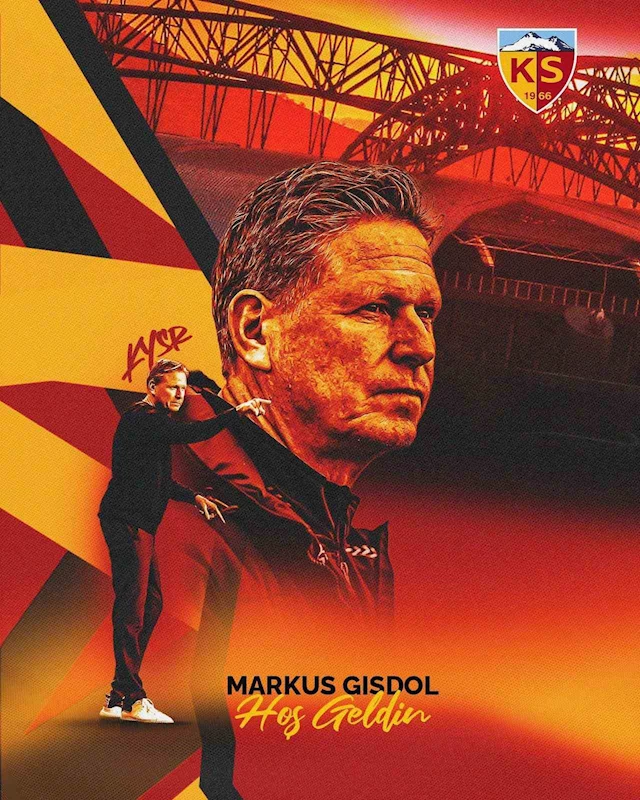 Kayserispor, Gisdol’u açıkladı
