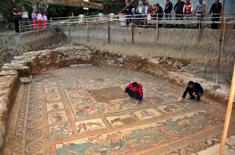 Çaycuma’nın gizli hazinesi Kadıoğlu Mozaikleri korunup, ziyaretçilere açılacak
