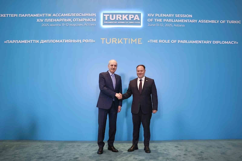 TBMM Başkanı Kurtulmuş, KKTC Cumhuriyet Meclisi Başkanı Öztürkler ile görüştü
