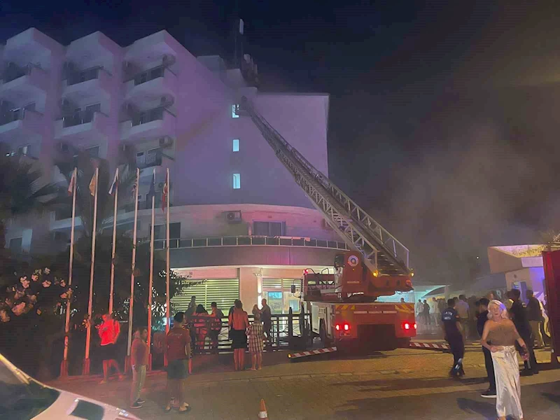 Alanya’da otel yangını
