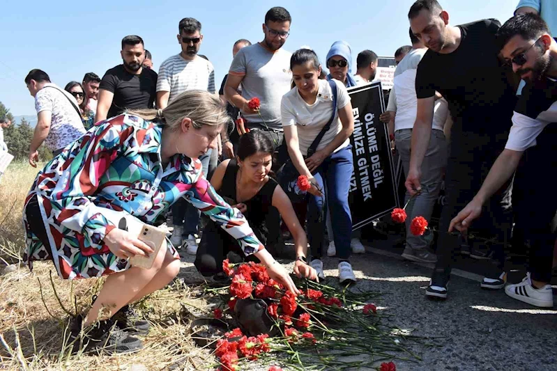 TOSBİ işçilerinden ’Ölüm Yolu’ protestosu
