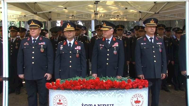Jandarma Genel Komutanlığı’nın 186’ıncı kuruluş yıl dönümünde şehitler kabri başında anıldı
