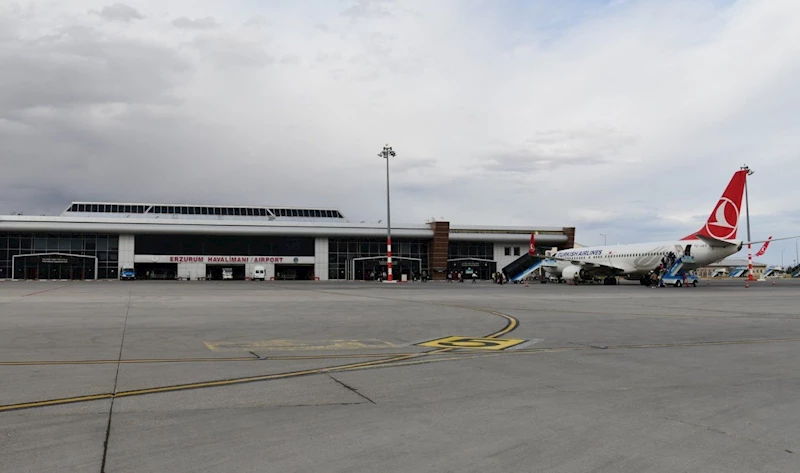 Erzurum’da bir ayda 694 uçuş gerçekleşti
