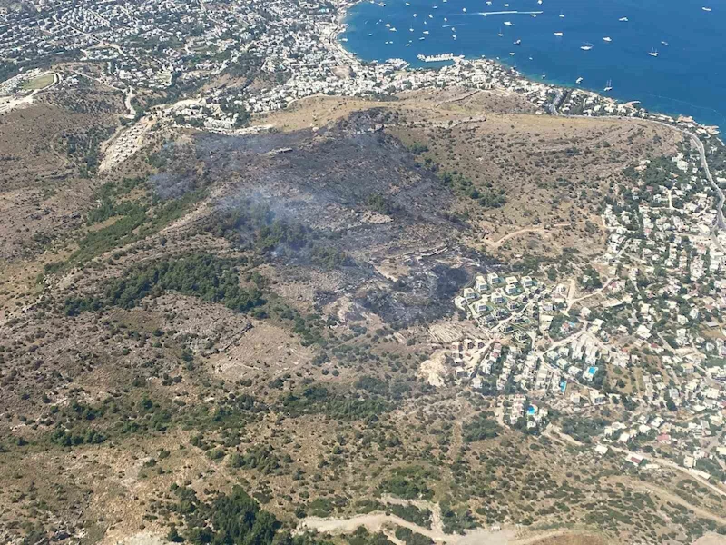 Bodrum Türkbükü yangını kontrol altına alındı
