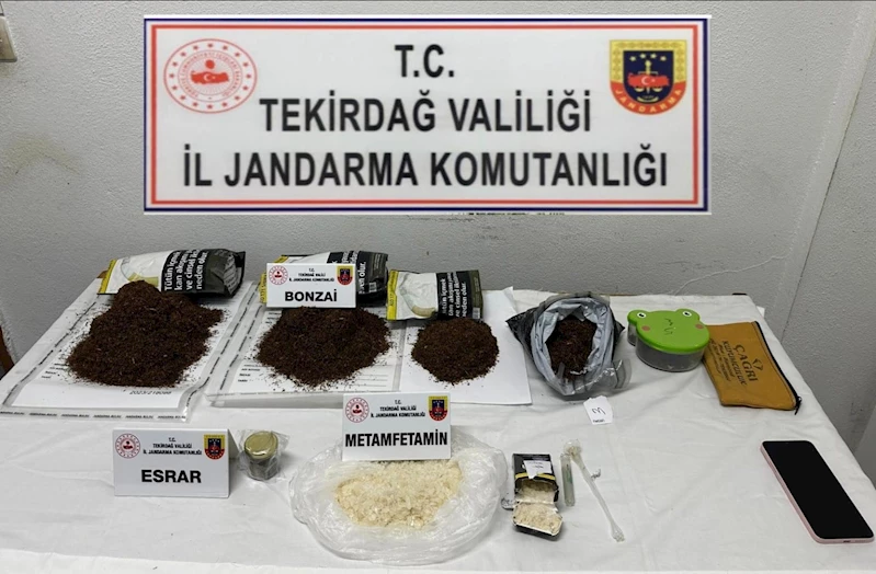 Tekirdağ’da 6 ayrı uyuşturucu operasyonunda 2 kiloya yakın madde ele geçirildi
