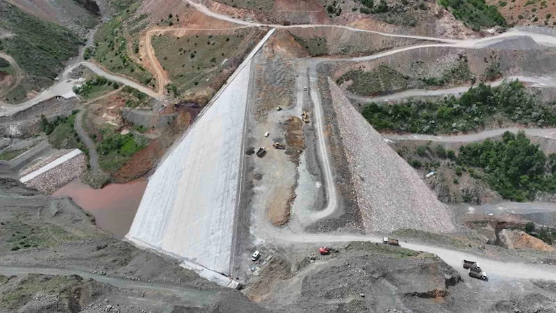 Erzincan Ballı Barajında geri sayım başladı
