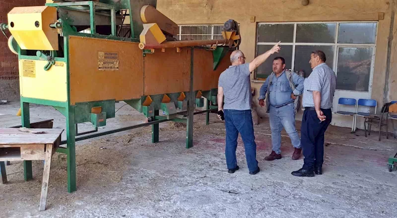 Kütahya’da hububat tohum temizleme selektörleri sezona hazırlanıyor
