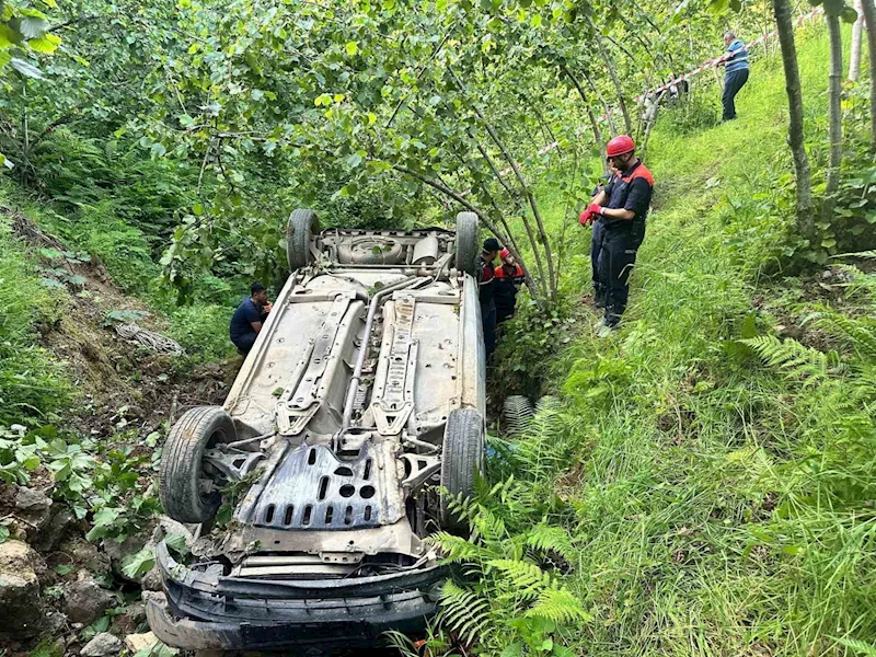 Giresun’da trafik kazası: 1 ölü, 1 yaralı
