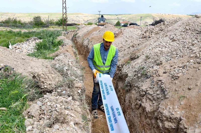 MASKİ’den Akçadağ’a bin 900 metrelik içme suyu hattı
